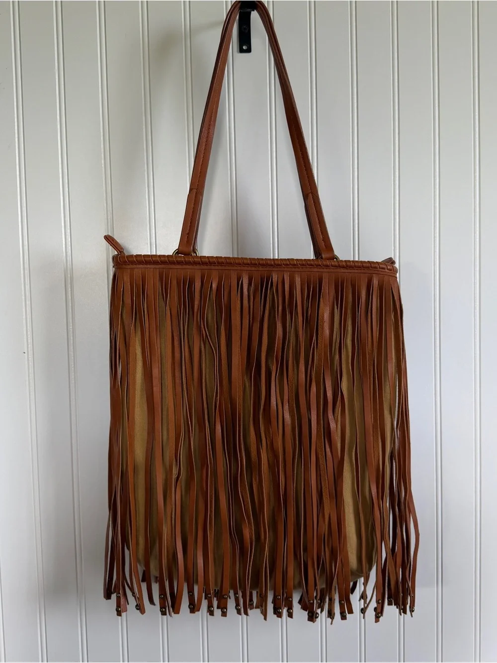 Charming Charlie•Ryder Studded Fringe Shoulder Bag Western Festival